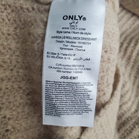 WNOT Rolled High Neck Sweater Dress - Picture 8 of 9